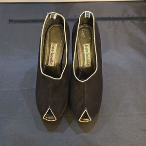 BON.BONITE PEEP TOE BLOCK HEEL WOMEN'S BOOTIE